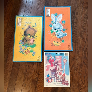 Vintage Frame tray puzzles‎